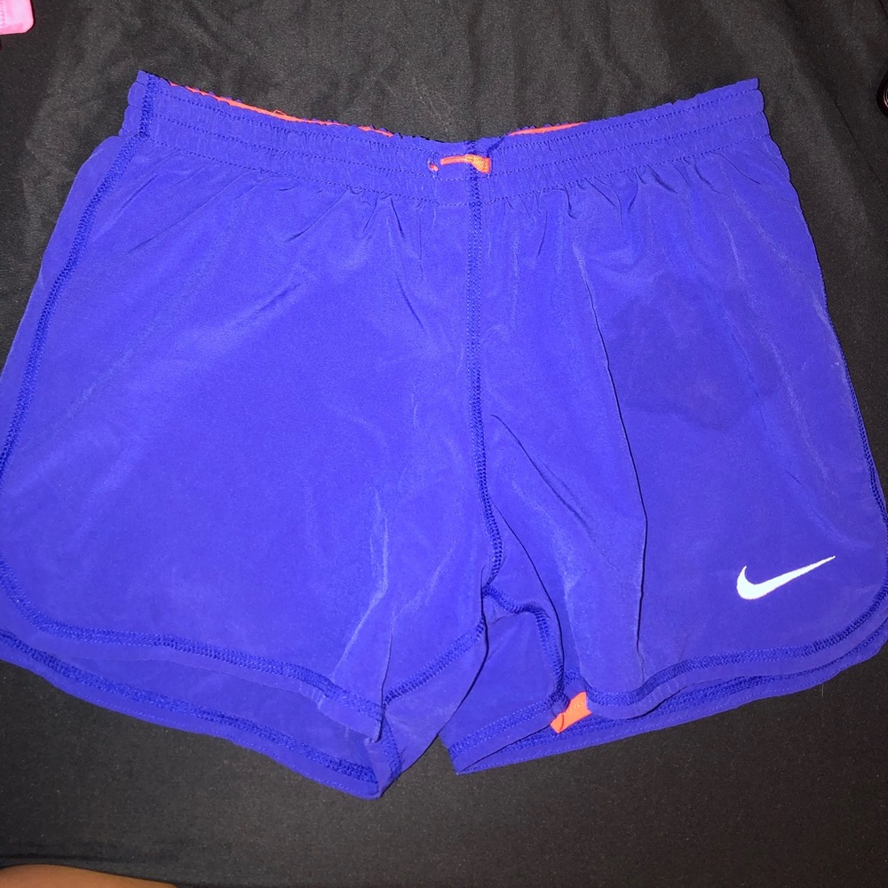 Purple nike shorts